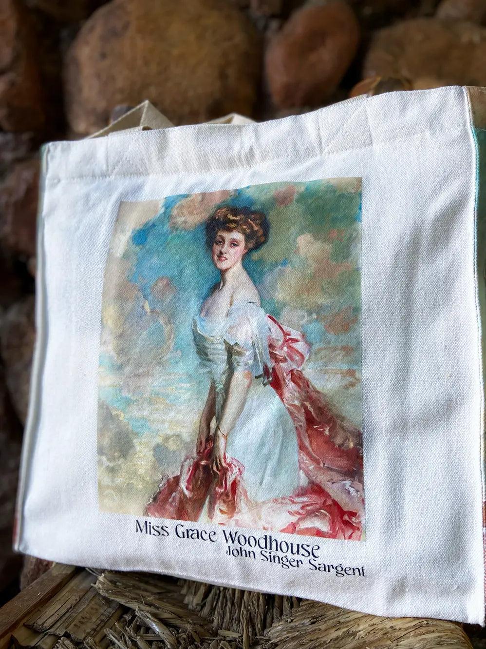 John Singer Sargent Miss Grace Woodhouse  - Tote Bag - Artsy Tote Bag | My Turtle