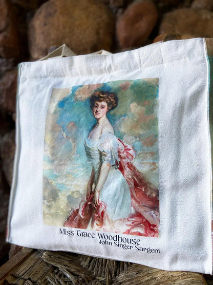 John Singer Sargent Miss Grace Woodhouse  - Tote Bag - Artsy Tote Bag | My Turtle