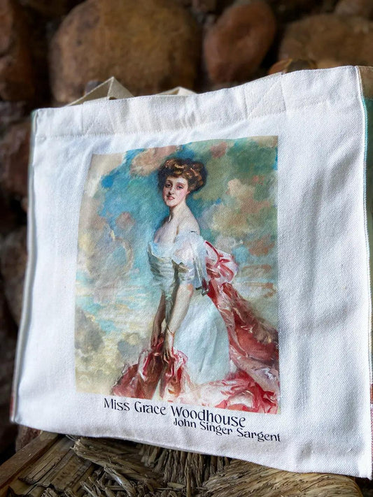 John Singer Sargent Miss Grace Woodhouse  - Tote Bag - Artsy Tote Bag | My Turtle