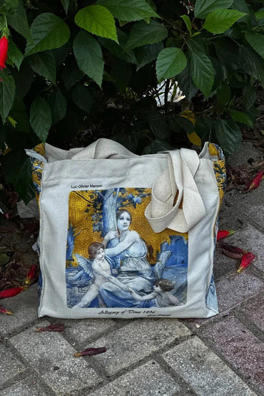Luc Olivier Merson Allegory of Time - Tote Bag - Artsy Tote Bag | My Turtle
