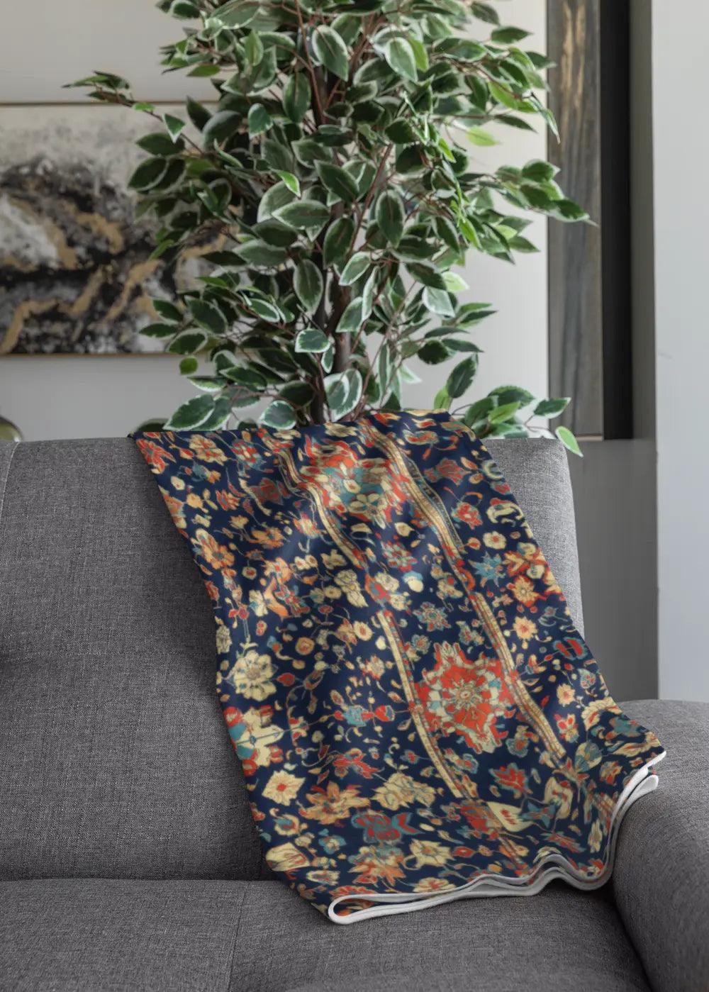 Midnight Garden Throw Blanket - Throw Blanket | My Turtle