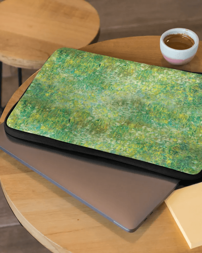 Monet Garden Laptop Sleeve With Strap - Laptop Sleeve | My Turtle