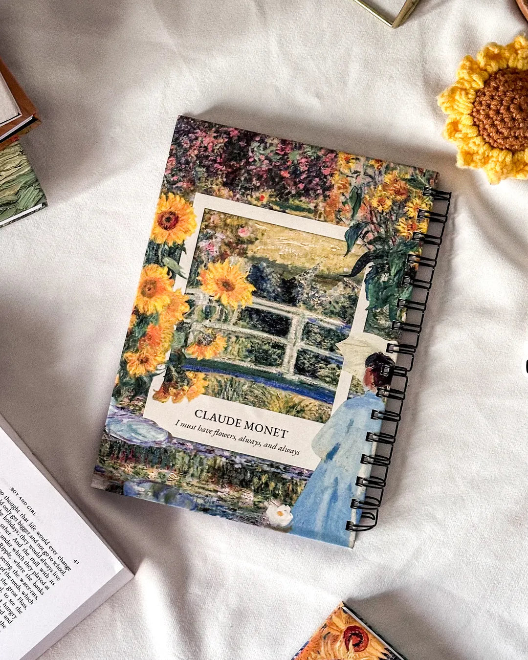 Monet's Garden Delights Notebook - Notebook | My Turtle