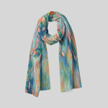 Morning Dew Veil Scarf - Chiffon Scarf | My Turtle