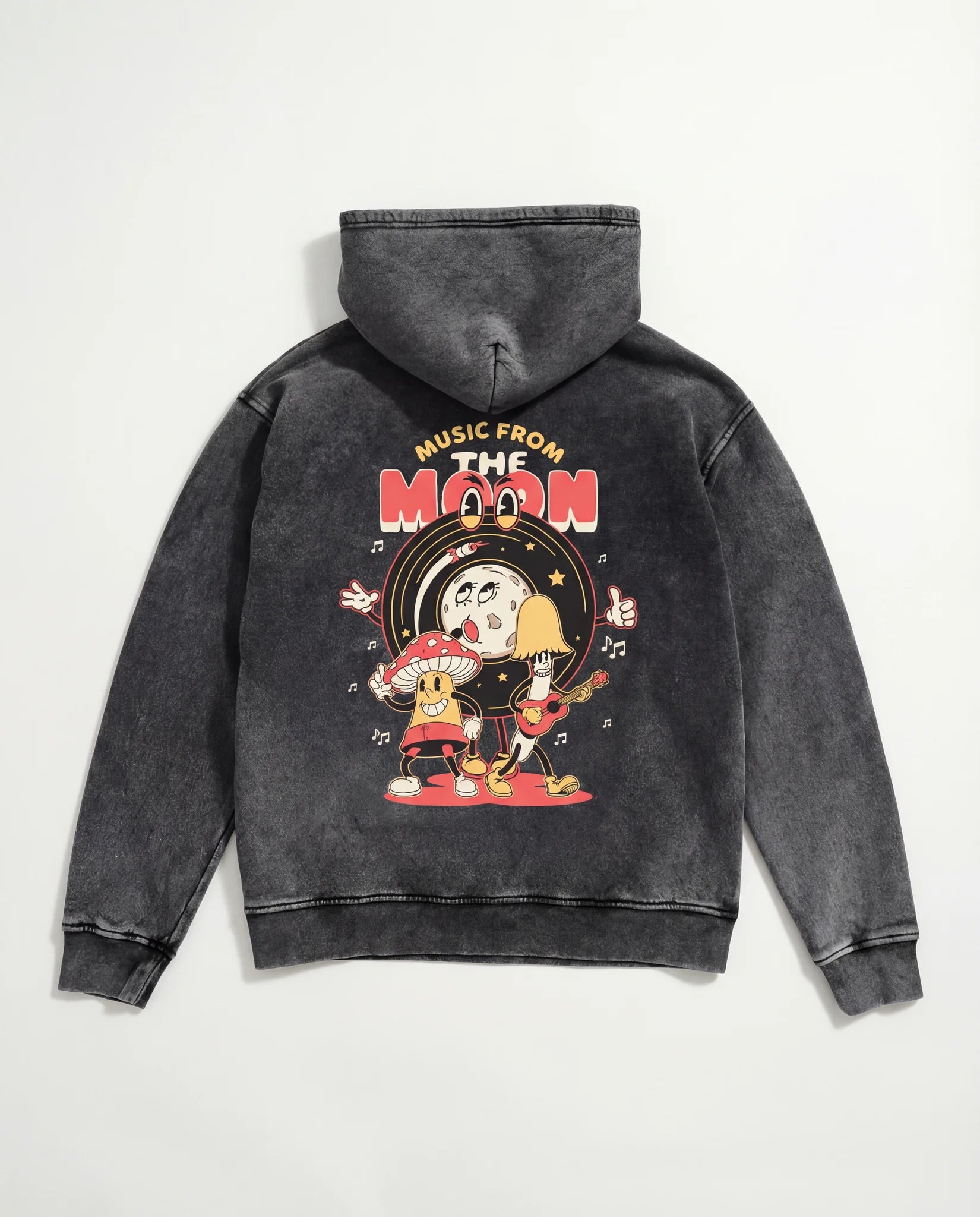 Music From The Moon Hoodie - Washed Hoodie | My Turtle