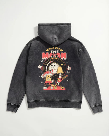 Music From The Moon Hoodie - Washed Hoodie | My Turtle