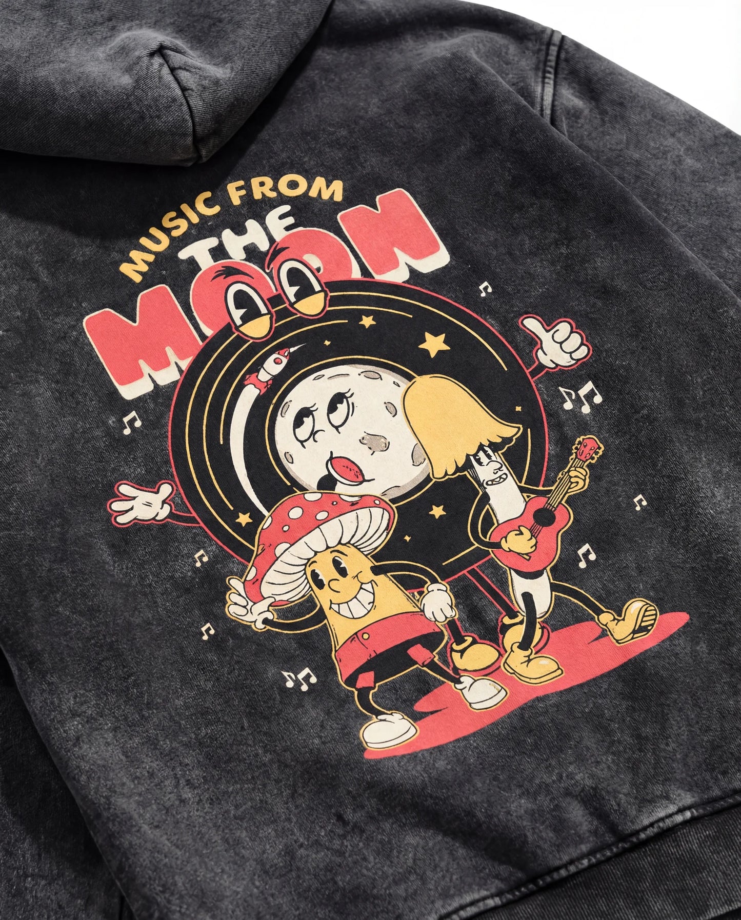 Music From The Moon Hoodie - Washed Hoodie | My Turtle