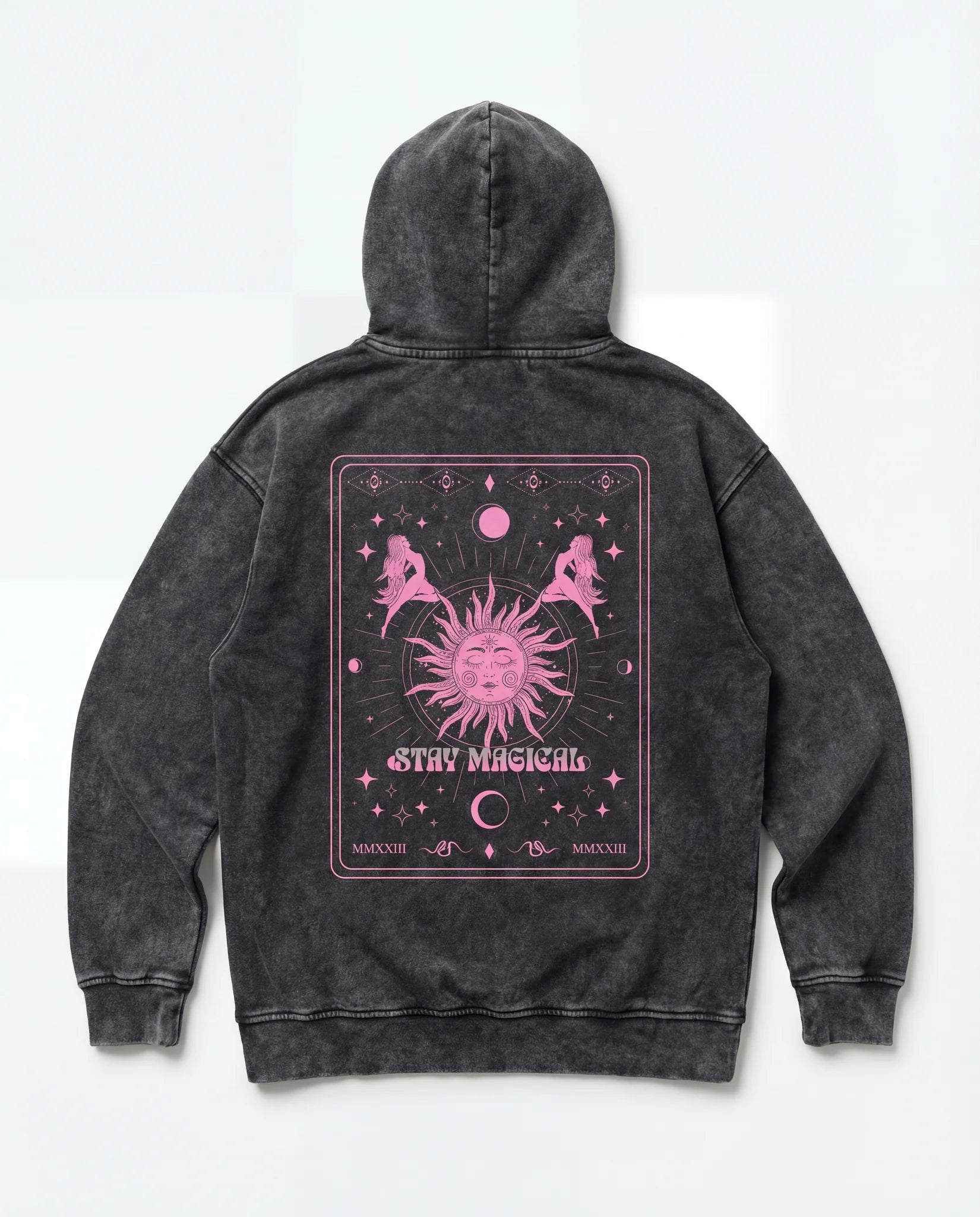 Mystical Oversized Hoodie - Washed Hoodie | My Turtle