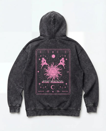 Mystical Oversized Hoodie - Washed Hoodie | My Turtle