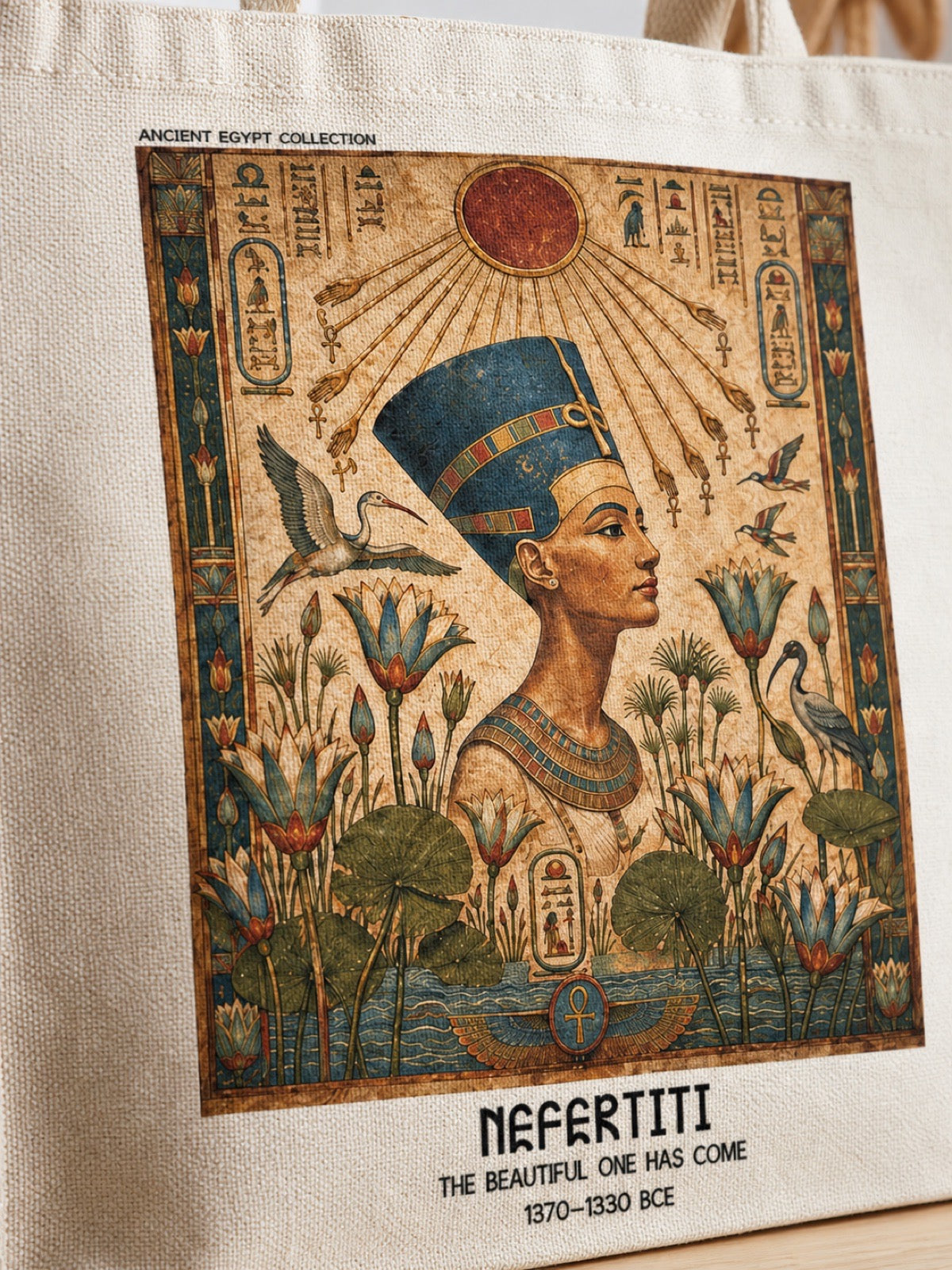Nefertiti - Tote Bag - Artsy Tote Bag | My Turtle