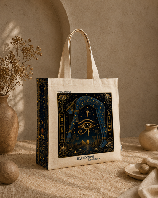 Nile Nocturne - Tote Bag - Artsy Tote Bag | My Turtle