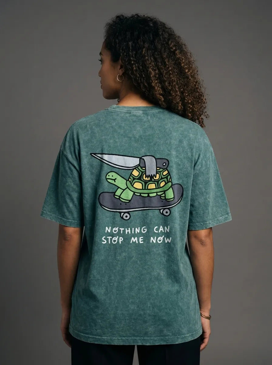 Nothing Can Stop Me T-Shirt - Oversized T-Shirt | My Turtle
