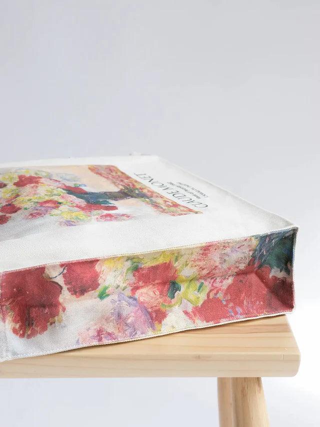 Peonies Claude Monet - Tote Bag - Artsy Tote Bag | My Turtle
