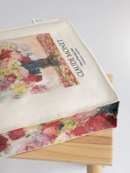 Peonies Claude Monet - Tote Bag - Artsy Tote Bag | My Turtle