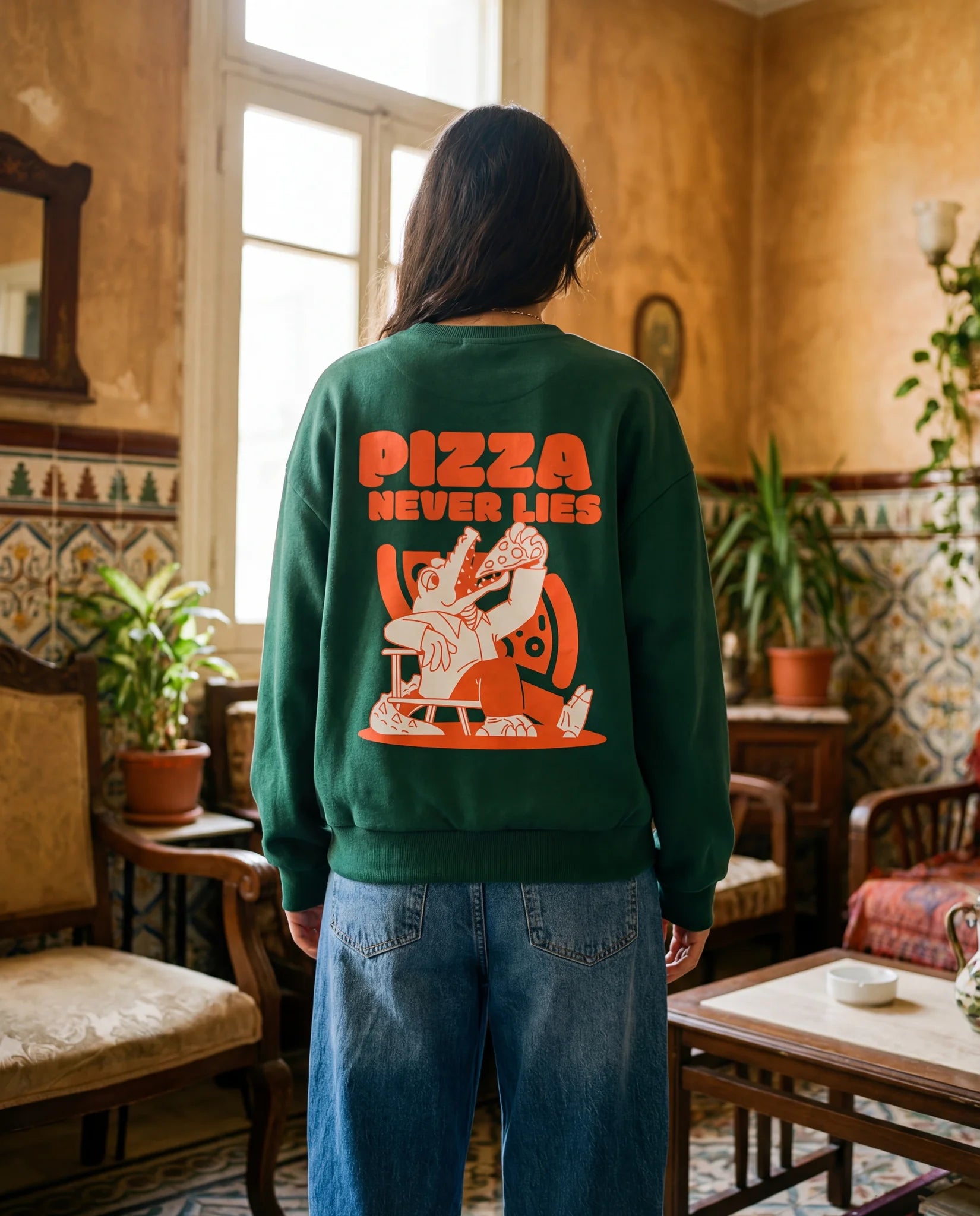 Pizza Never Lies Sweatshirt - Sweatshirt | My Turtle