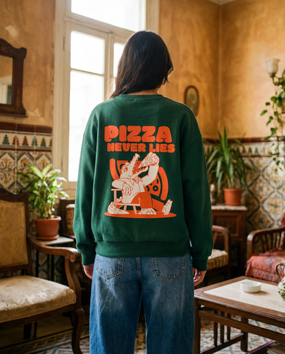 Pizza Never Lies Sweatshirt - Sweatshirt | My Turtle