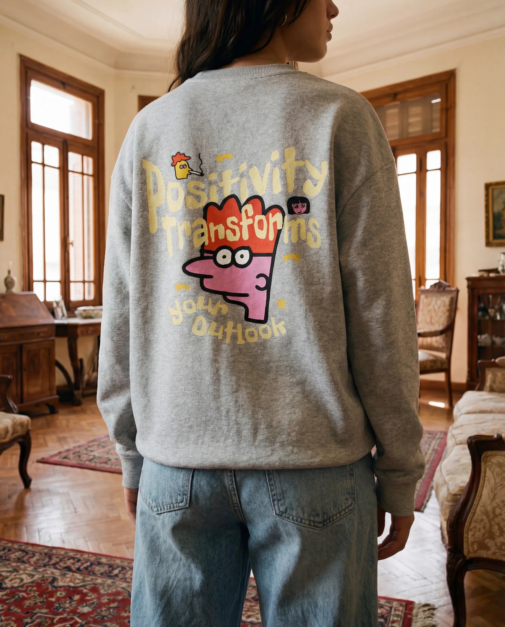 Positive  Outlook Sweatshirt - Sweatshirt | My Turtle