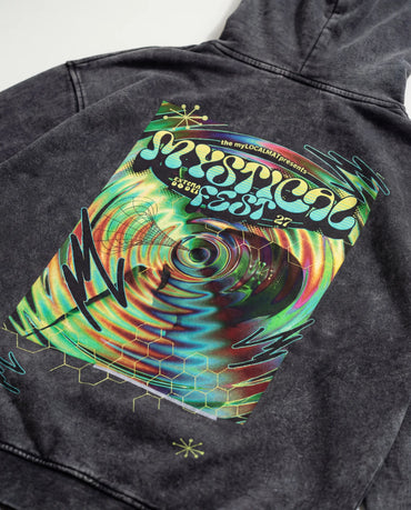 Psychedelic Festival Hoodie - Washed Hoodie | My Turtle