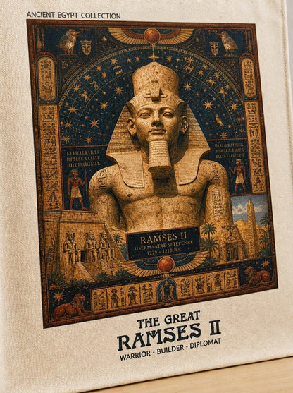 Ramses II - Tote Bag - Artsy Tote Bag | My Turtle