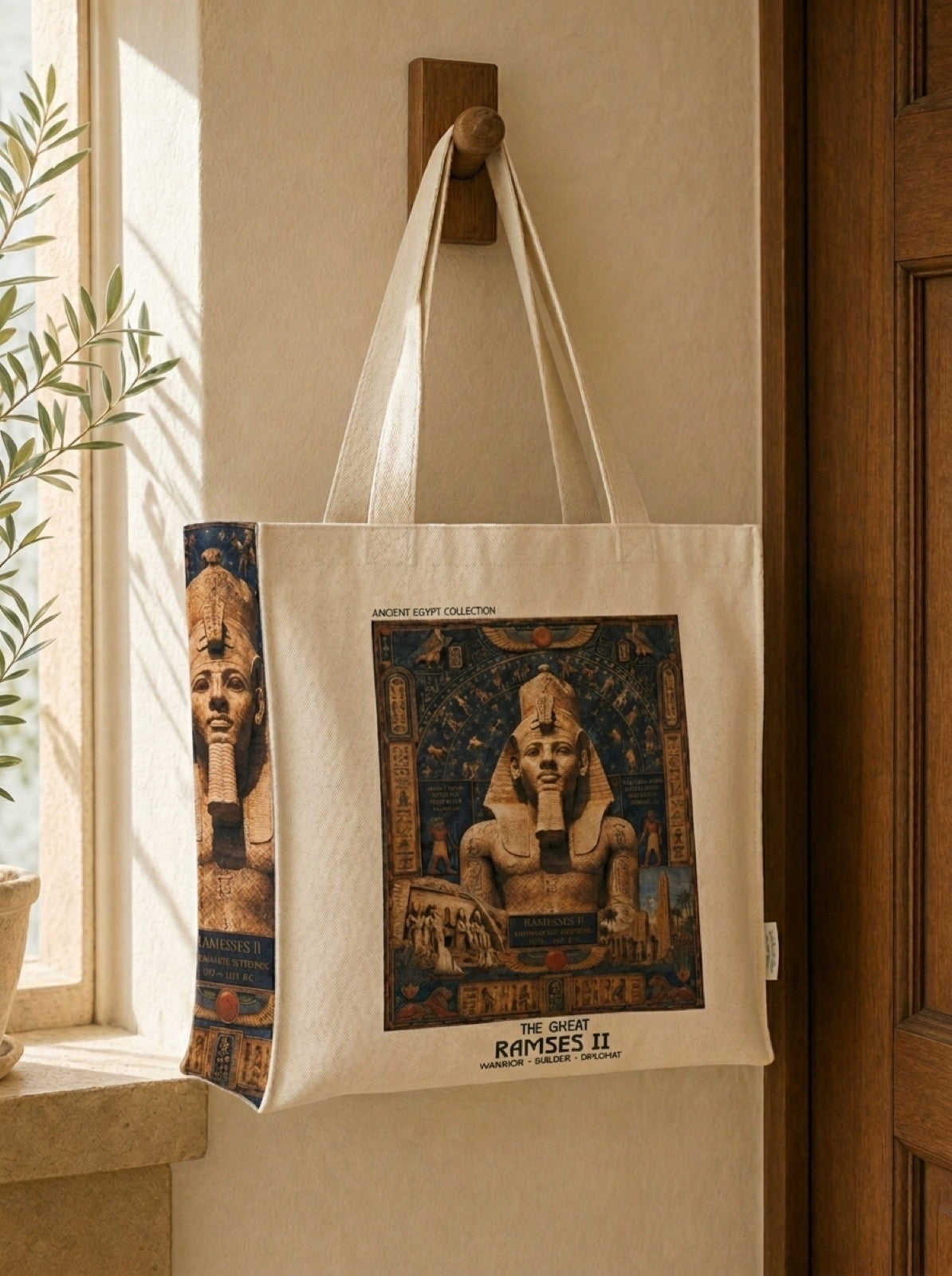 Ramses II - Tote Bag - Artsy Tote Bag | My Turtle