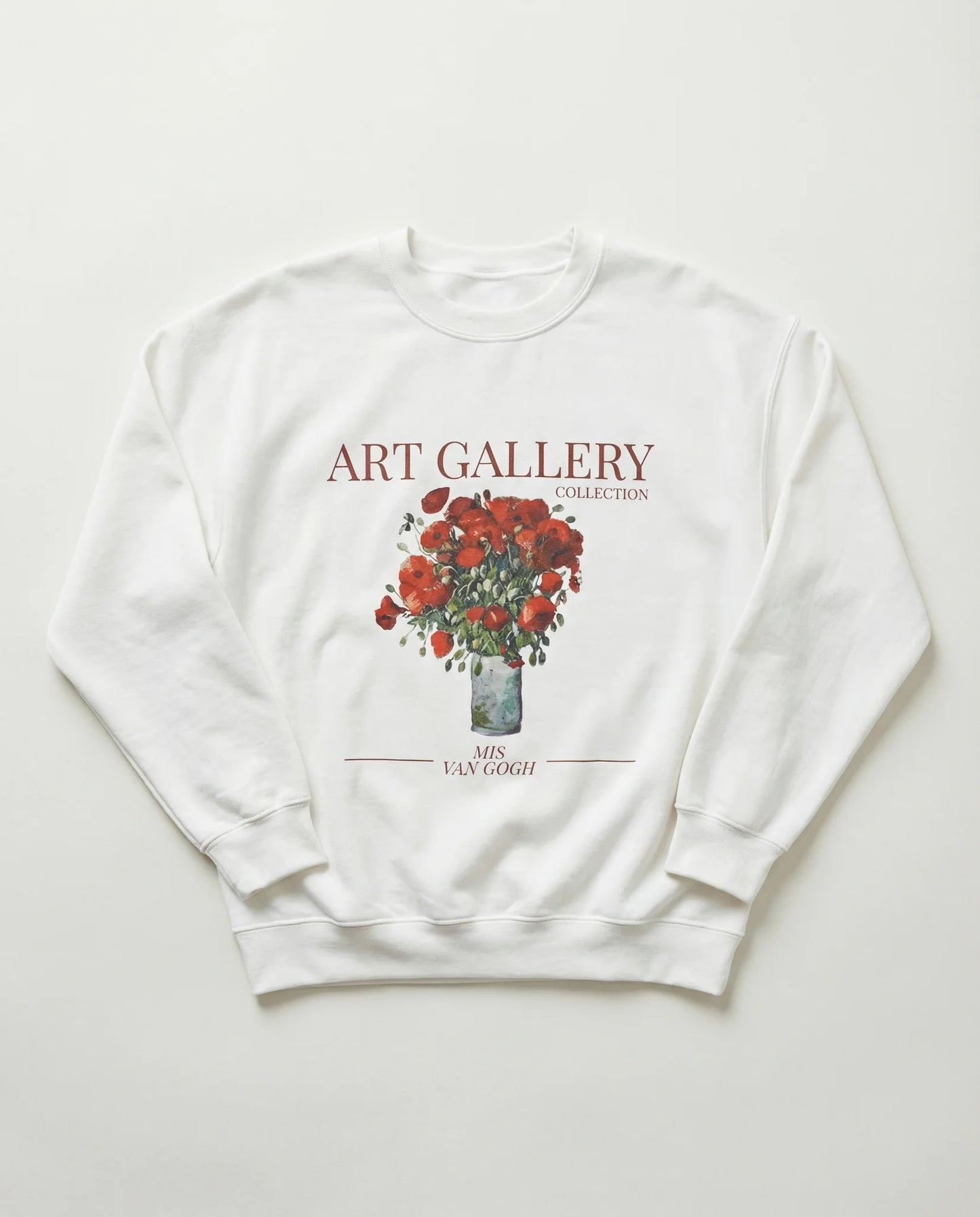 Red Poppies Crewneck - Van Gogh - Sweatshirt | My Turtle