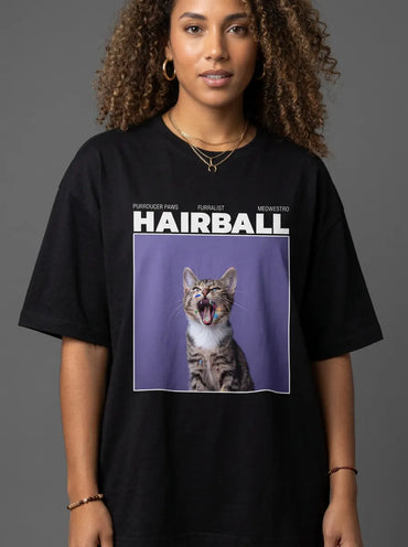 Rodrigo Hairball T-Shirt - Oversized T-Shirt | My Turtle
