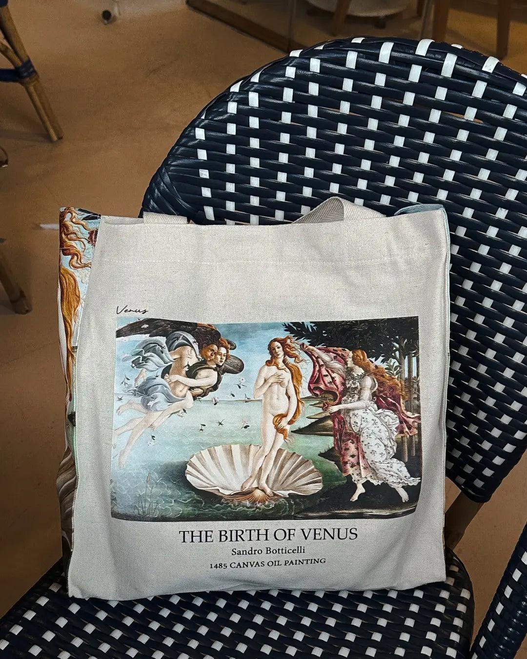 The birth of Venus Sandro Botticelli - Tote Bag - Artsy Tote Bag | My Turtle