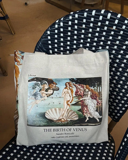 The birth of Venus Sandro Botticelli - Tote Bag - Artsy Tote Bag | My Turtle