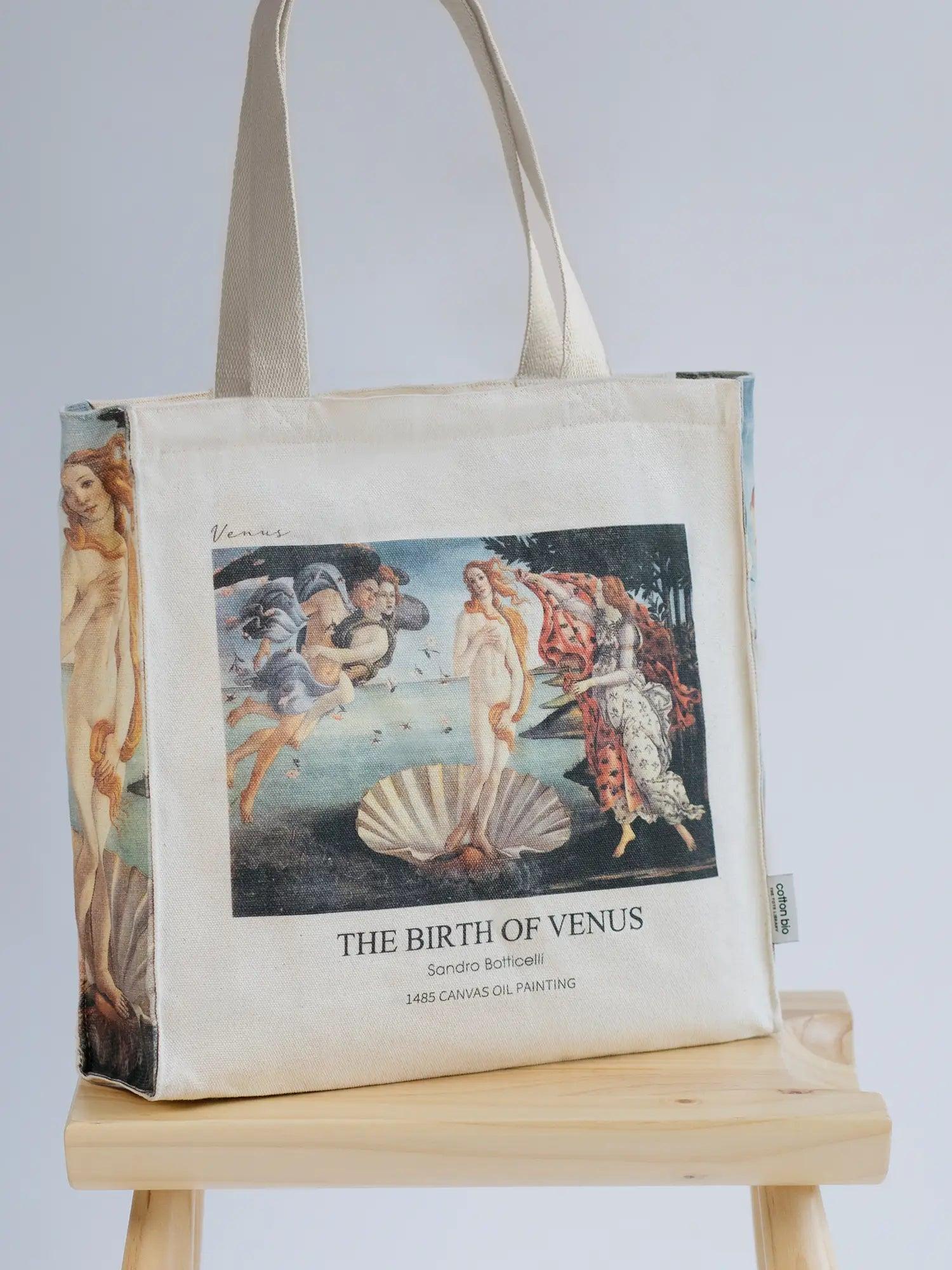 The birth of Venus Sandro Botticelli - Tote Bag - Artsy Tote Bag | My Turtle