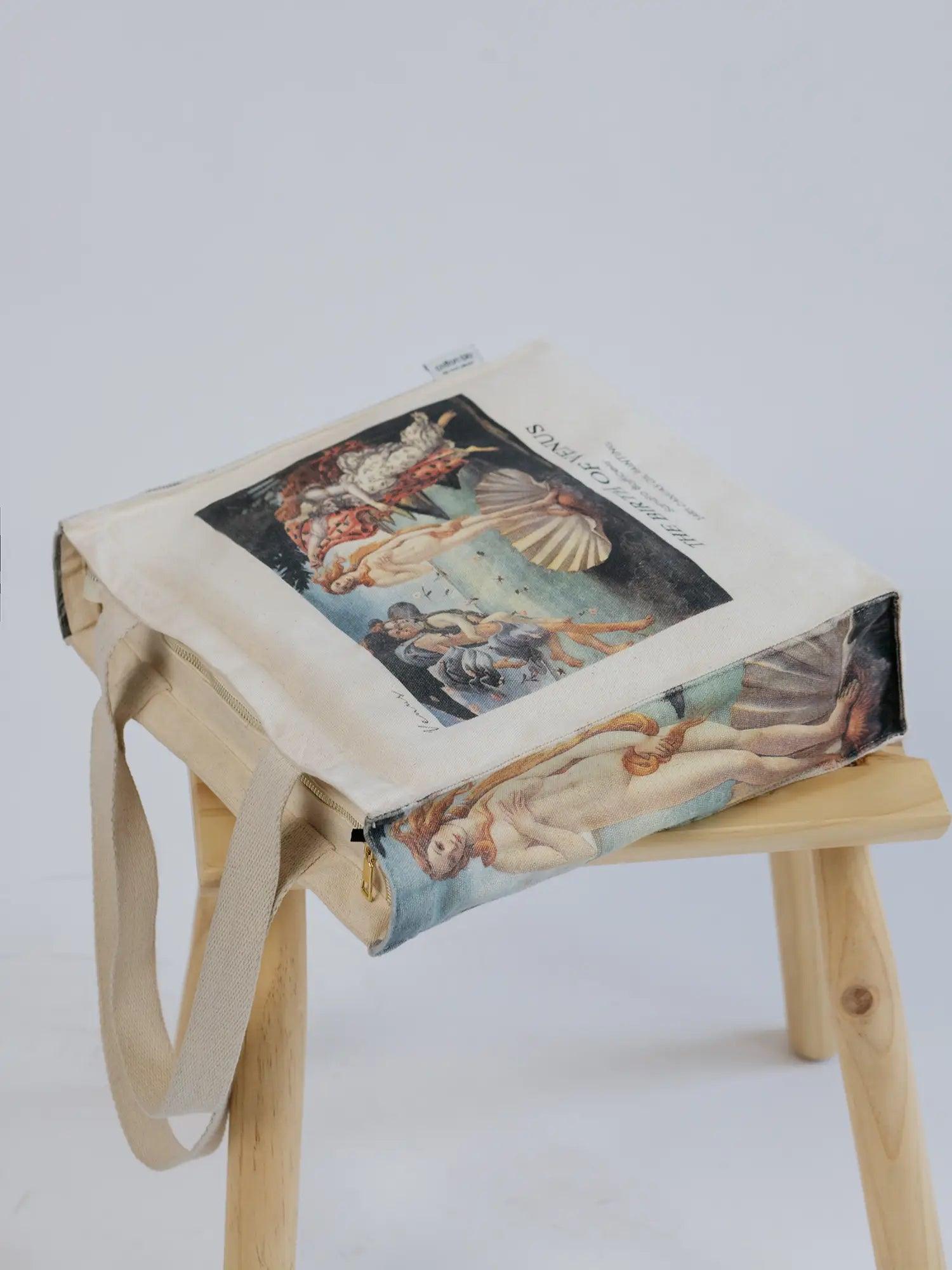 The birth of Venus Sandro Botticelli - Tote Bag - Artsy Tote Bag | My Turtle