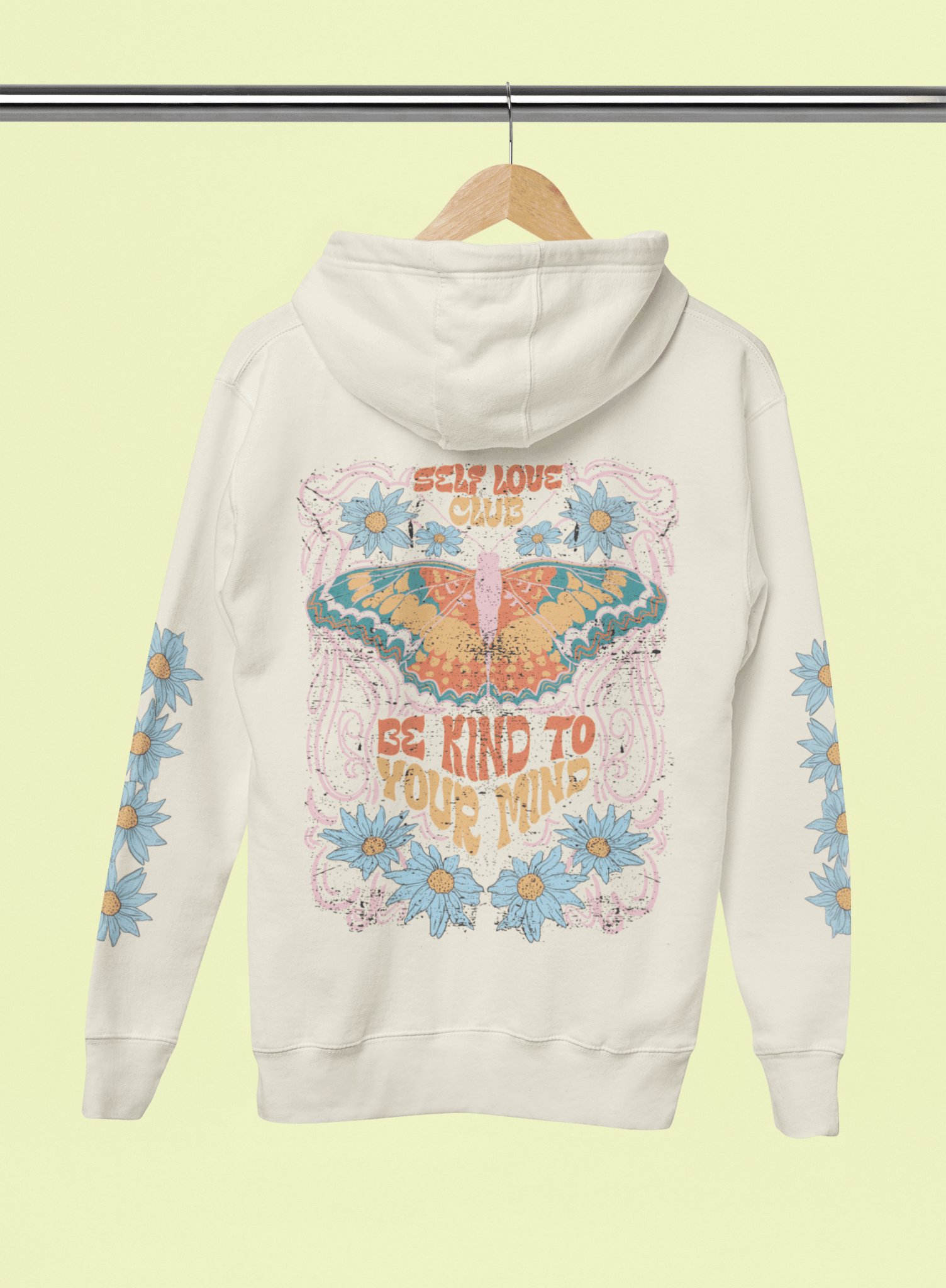 Self Love Club Hoodie (Mixed Cotton) - Oversized Hoodie | My Turtle