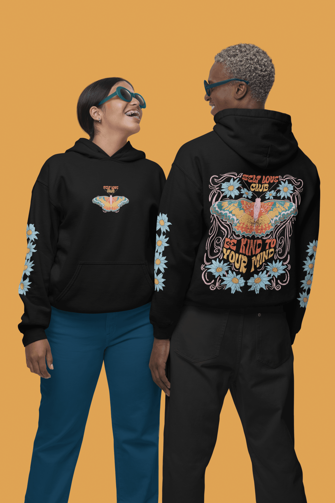 Self Love Club Hoodie (Mixed Cotton) - Oversized Hoodie | My Turtle