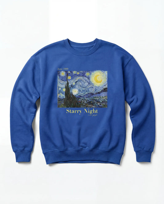 Starry Night Crewneck - Van Gogh - Sweatshirt | My Turtle