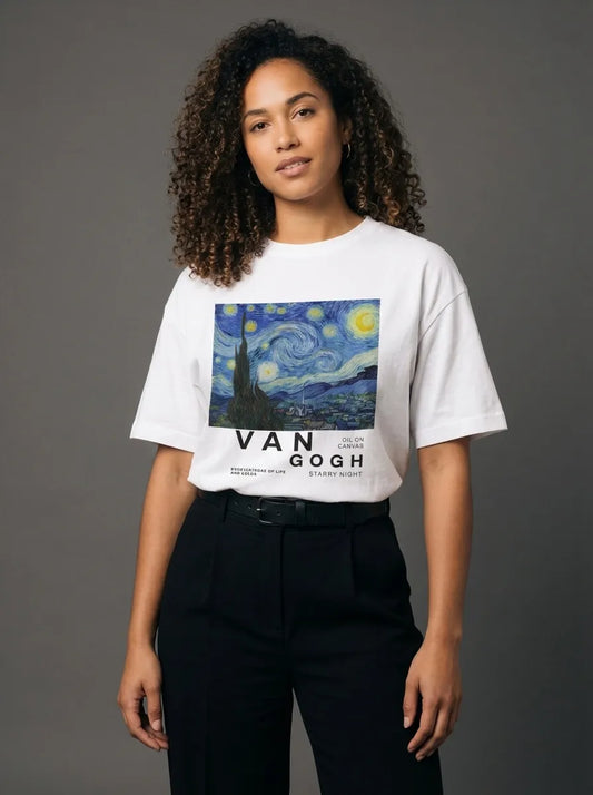 Starry Night T-Shirt - Oversized T-Shirt | My Turtle
