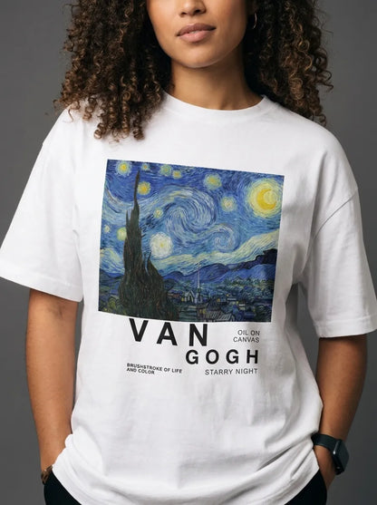 Starry Night T-Shirt - Oversized T-Shirt | My Turtle