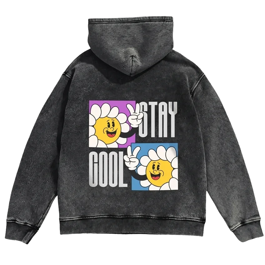 Stay Cool Hoodie - Washed Hoodie | My Turtle