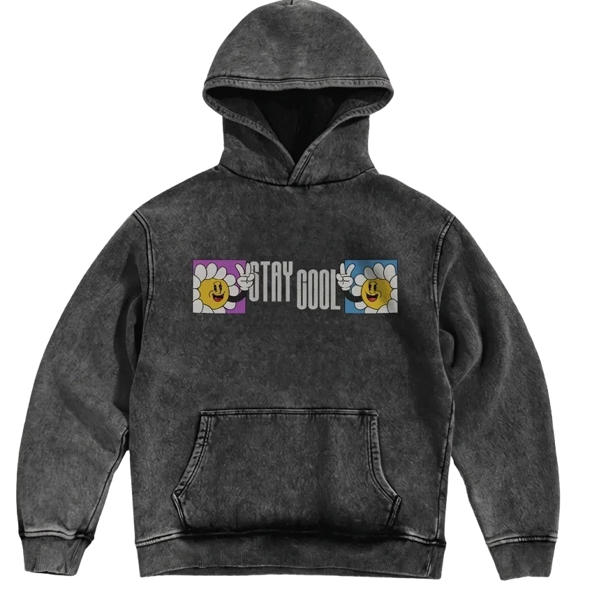 Stay Cool Hoodie - Washed Hoodie | My Turtle