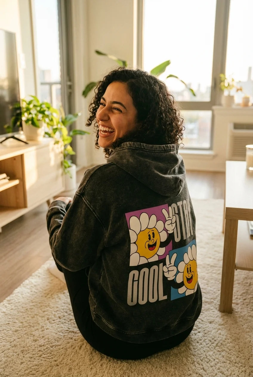 Stay Cool Hoodie - Washed Hoodie | My Turtle