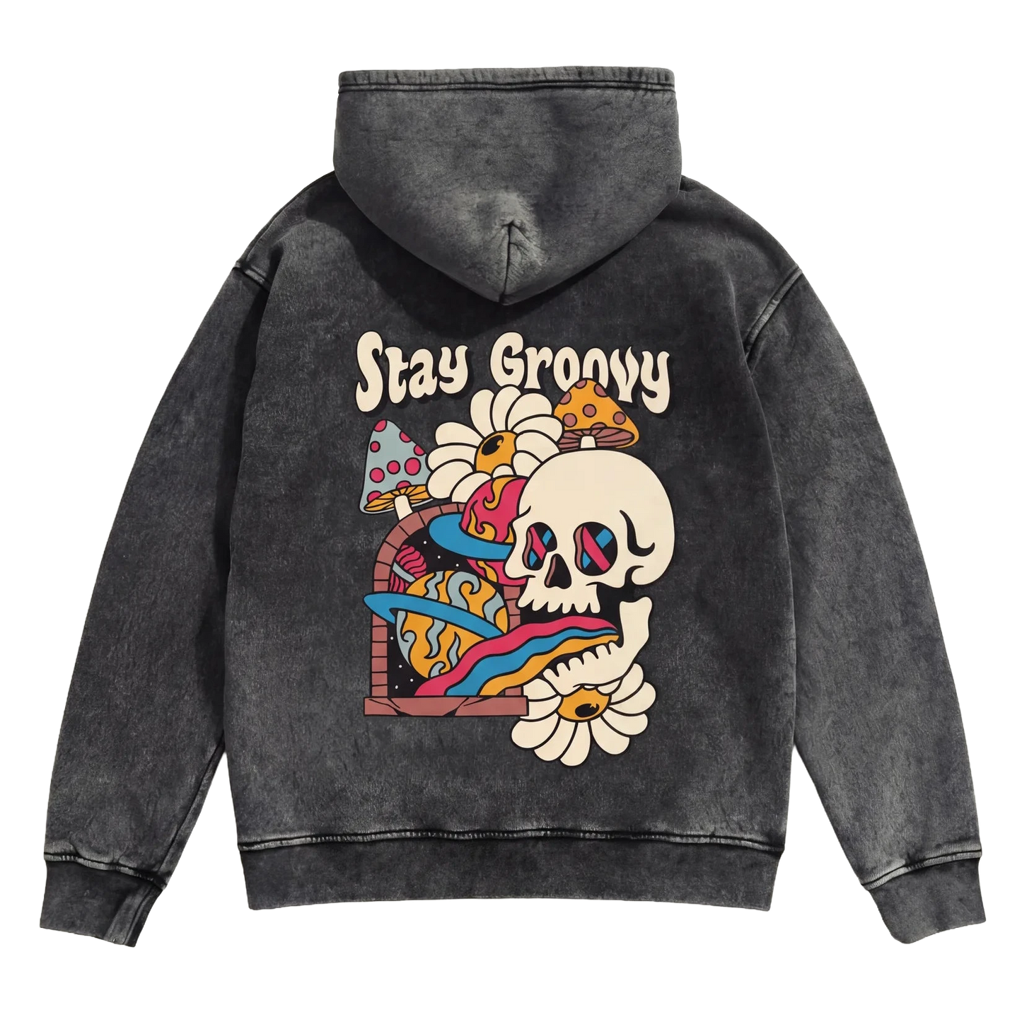 Stay Groovy ²  Hoodie - Washed Hoodie | My Turtle