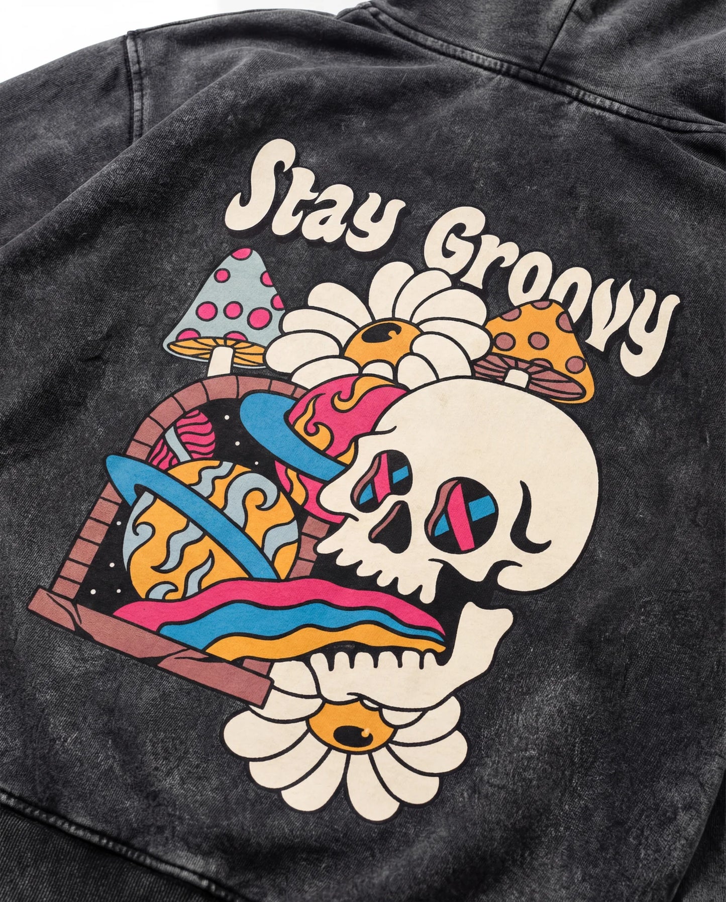 Stay Groovy ²  Hoodie - Washed Hoodie | My Turtle