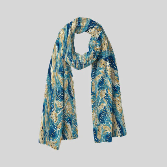 Sunset Over Arles Scarf - Chiffon Scarf | My Turtle