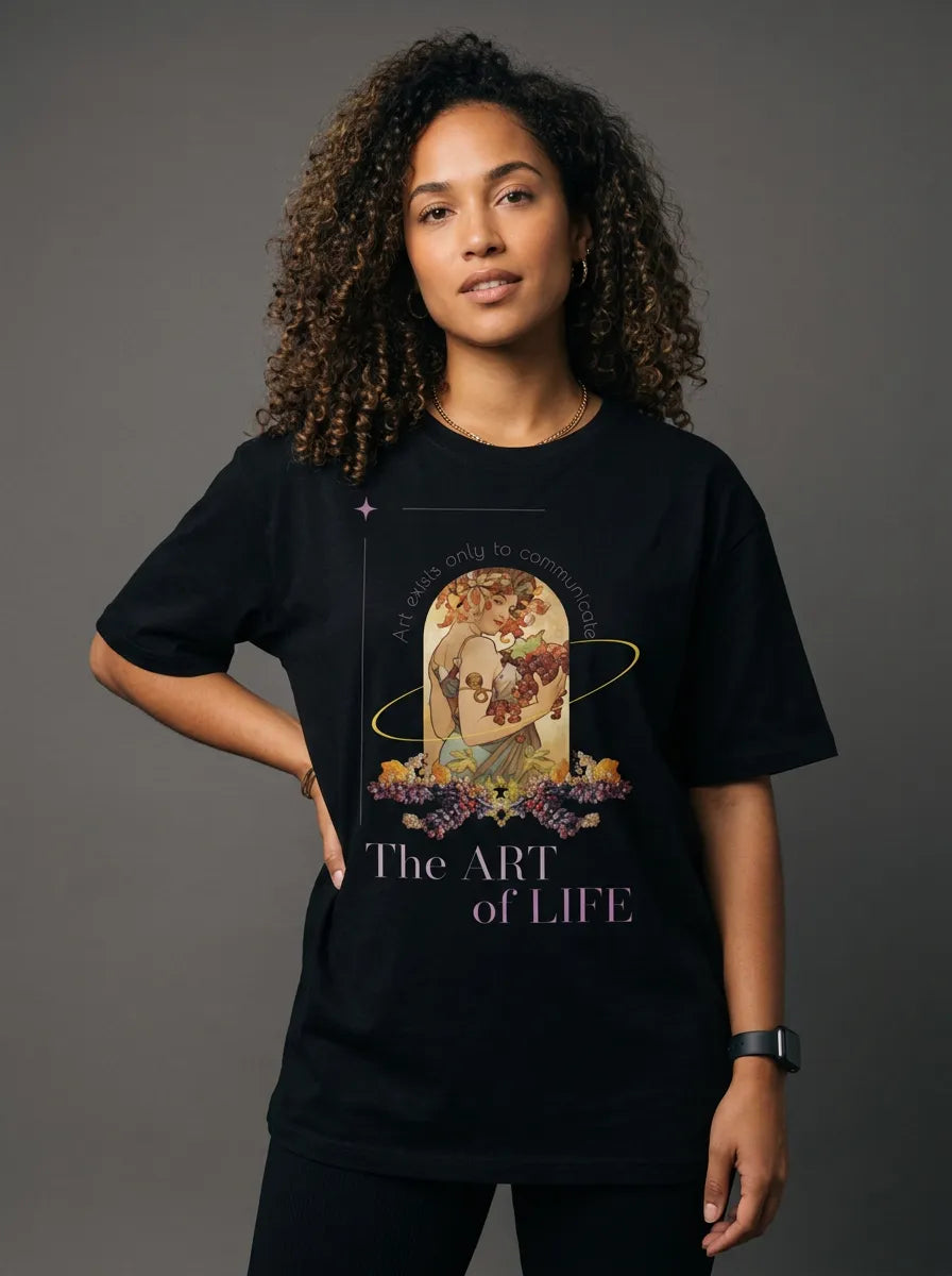 The Art of Life T-Shirt - Oversized T-Shirt | My Turtle