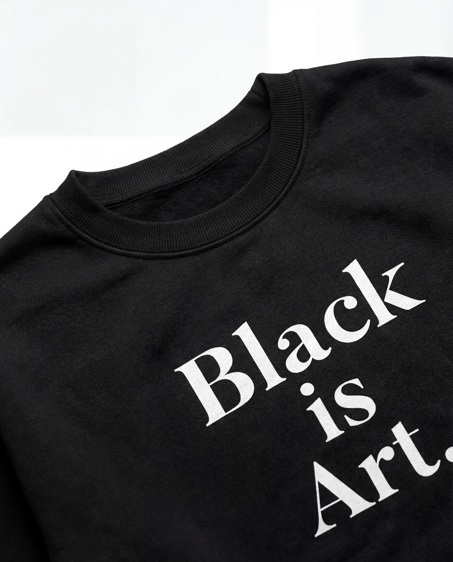 Art is Black Crewneck - Sweatshirt | My Turtle