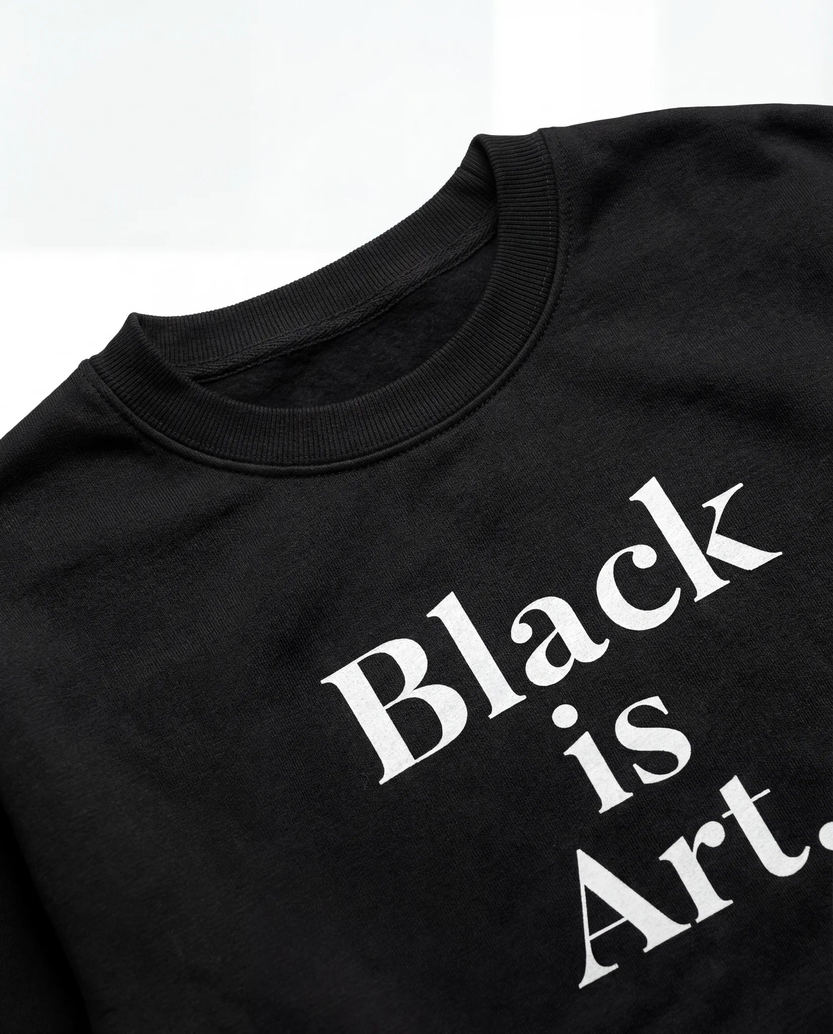 Art is Black Crewneck - Sweatshirt | My Turtle