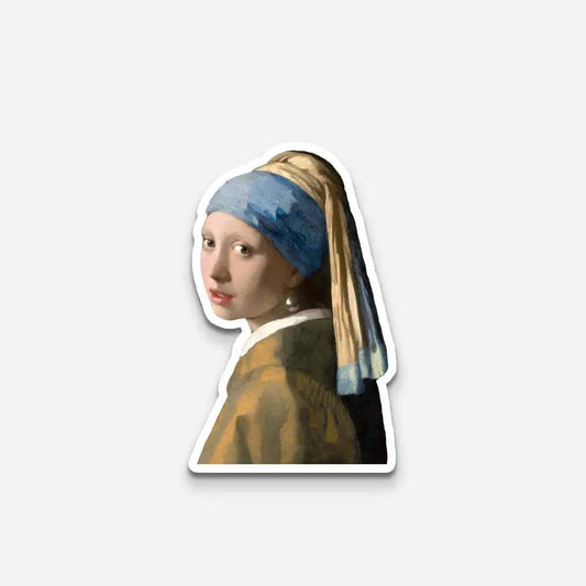 The Girl With a Pearl Earrings Sticker - Sticker | My Turtle