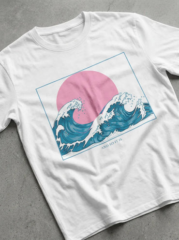 The Great Wave T-Shirt - Oversized T-Shirt | My Turtle