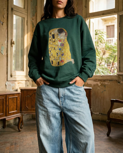 The Kiss Crewneck - Gustav Klimt - Sweatshirt | My Turtle