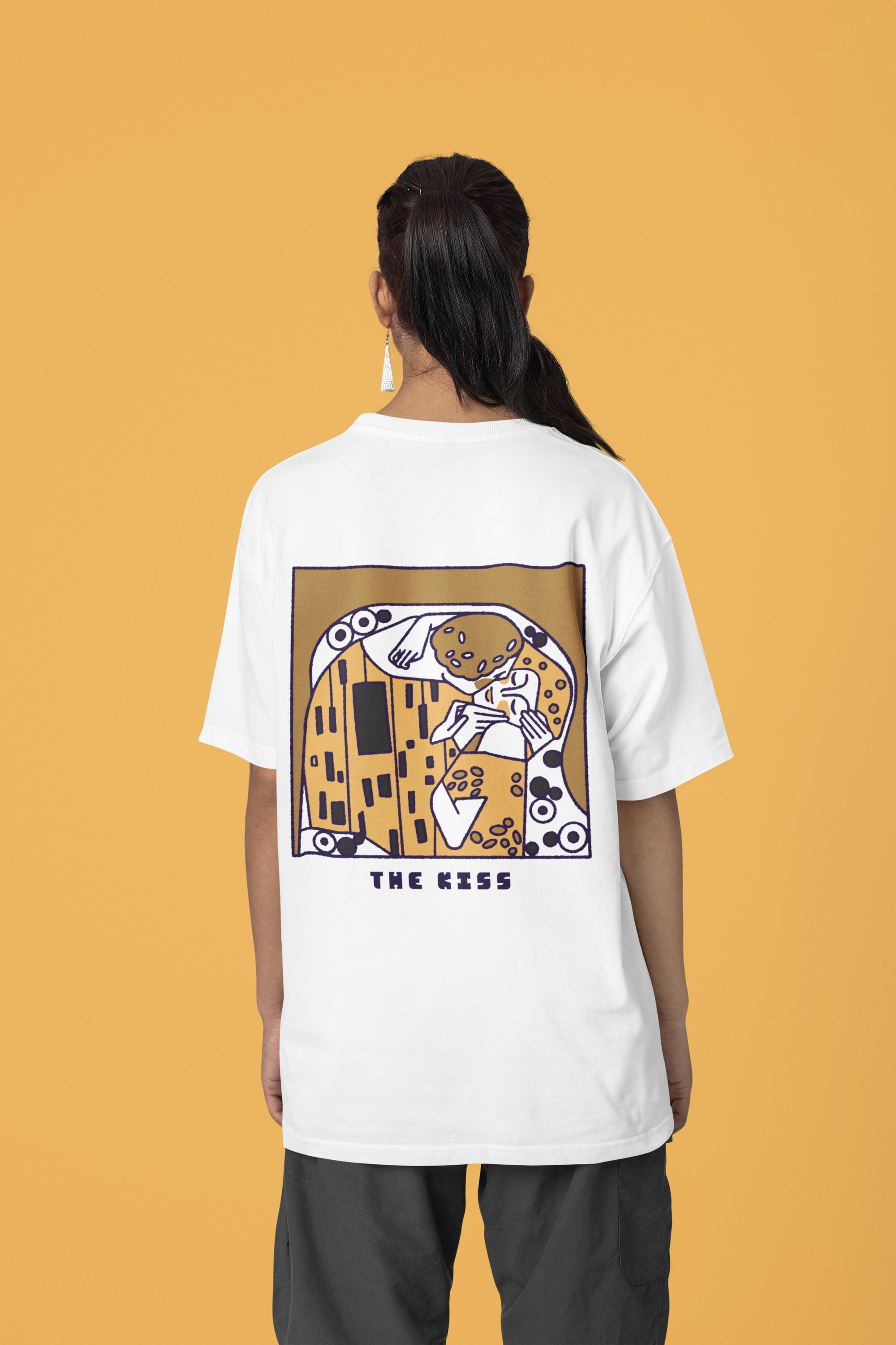 The Kiss Gustav Klimt T-shirt - Oversized T-Shirt | My Turtle