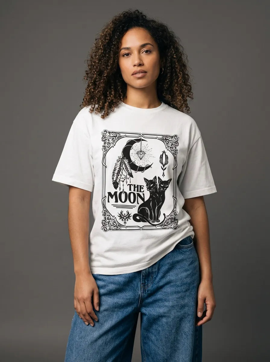 The Moon T-Shirt - Oversized T-Shirt | My Turtle
