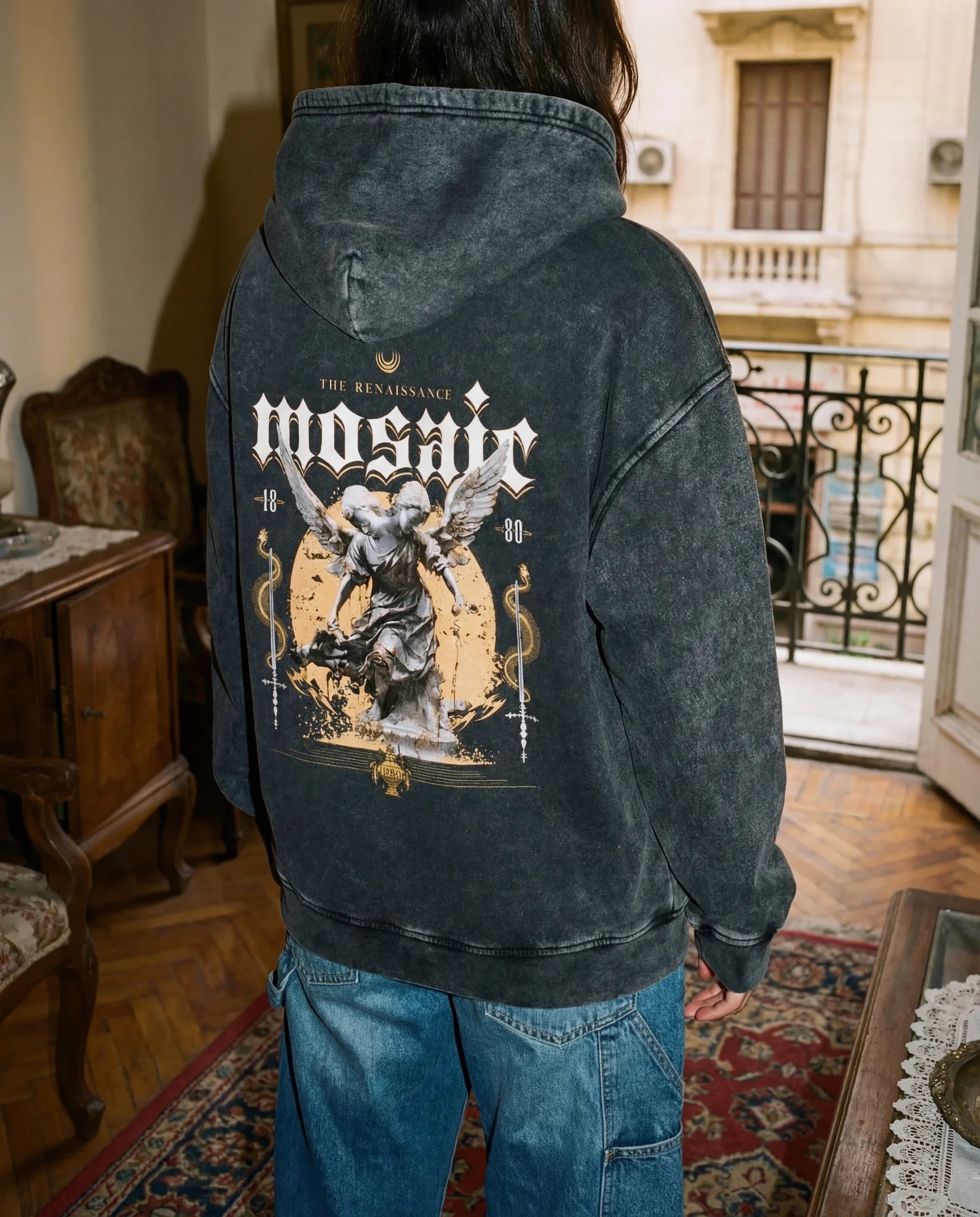 The Renaissance Mosaic Hoodie - Washed Hoodie | My Turtle